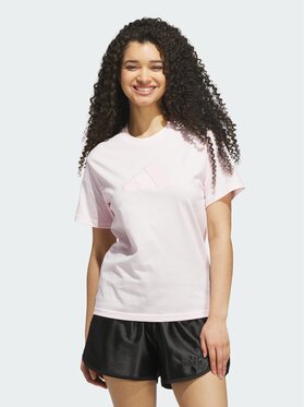 adidas adidas T-Shirt 165469 Brązowy ciemny Regular Fit