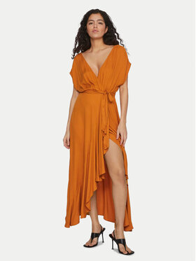 Vila Vila Kleid für den Alltag Henrisse 14096205 Orange Regular Fit