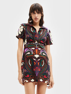 Desigual Desigual Sukienka codzienna Celia 22WWVW19 Kolorowy Regular Fit