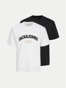 Jack & Jones Jack & Jones Souprava triček Bronx 12271571 Černá Relaxed Fit