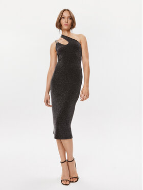 Hugo Hugo Kokteiļkleita Nathene 50498634 Sudraba Slim Fit