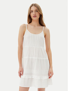 Vero Moda Vero Moda Ljetna haljina Pretty 10325236 Bijela Regular Fit
