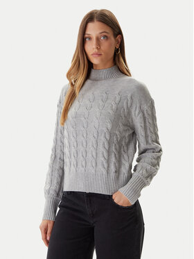 Guess Guess Krekls ar augstu apkakli W5BR30 Z1192 Pelēks Relaxed Fit