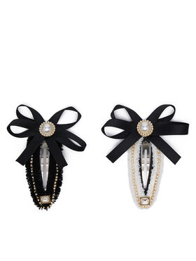 Aldo Aldo Set di 2 fermagli per capelli Thebow 13935247 Nero