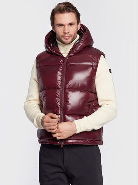 Save The Duck Save The Duck Gilet D80296M-LUCK15 Bordeaux Regular Fit