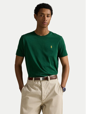 Polo Ralph Lauren Polo Ralph Lauren T-Shirt 710671438461 Zelená Custom Slim Fit