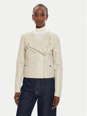 Vero Moda Vero Moda Яке от имитация на кожа Riley 10302441 Бежов Slim Fit