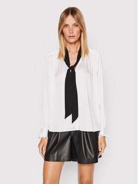 The Kooples The Kooples Srajca FTOP25020K Bela Relaxed Fit