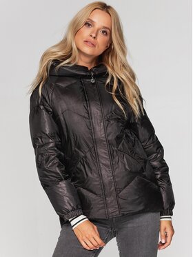 Perso Perso Kurtka damska BLH211002F Czarny Regular Fit