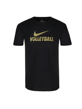 Nike Nike T-Shirt TRAINING TEE Czarny Basic Fit