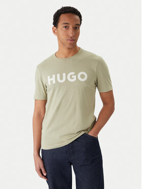 HUGO HUGO T-shirt Dulivio 50467556 Zelena Regular Fit