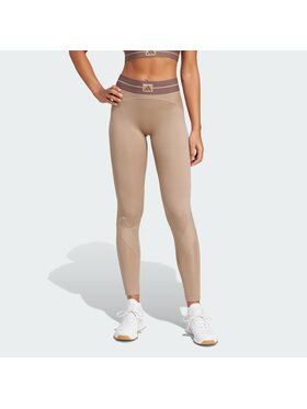 adidas adidas Legginsy 152105 Brązowy Fitted Fit