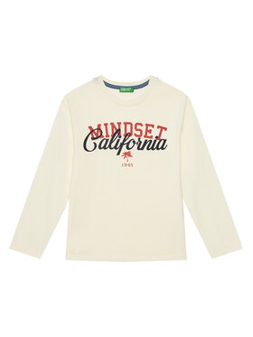 United Colors Of Benetton United Colors Of Benetton Majica 35RYC10O9 Bež Regular Fit