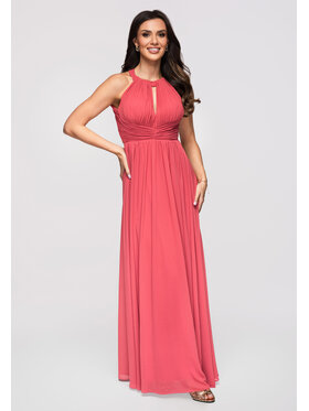 Ombre Ombre Sukienka wieczorowa LA-OM-DLR358 Niebieski Regular Fit