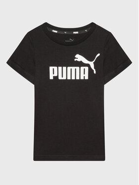 Puma Puma Póló Essentials Logo 586960 Fekete Regular Fit