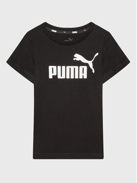 Puma Puma Tricou Essentials Logo 586960 Negru Regular Fit
