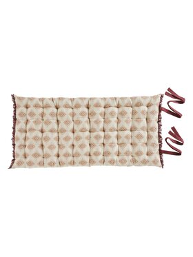 MIAhome MIAhome Poduszka do siedzenia na podłodze Ikat 60x120 cm Beżowy