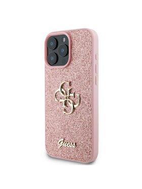 Guess Guess Etui na telefon iPhone 16 Pro Różowy