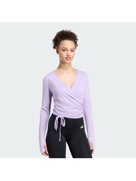 adidas adidas Top 165764 Fioletowy Slim Fit