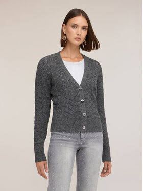 Motivi Motivi Cardigan M580W004298N023 Grigio Regular Fit