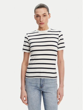 French Connection French Connection T-Shirt 76QZB Biały Regular Fit