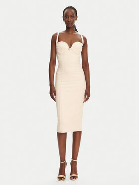 Elisabetta Franchi Elisabetta Franchi Abito da cocktail AB85052E2 193 Beige Regular Fit