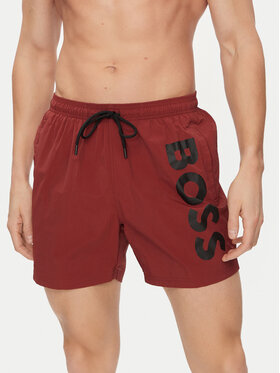 BOSS Boss Szorty kąpielowe Octopus 50515296 Czerwony Regular Fit