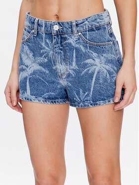 Guess Guess Džinsa bikses Claudia W3GD29 D4ZR3 Tumši zils Regular Fit