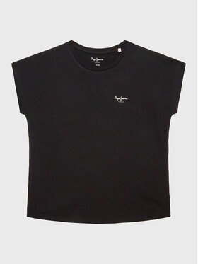 Pepe Jeans Pepe Jeans Футболка Bloomy PG502930 Чорний Regular Fit