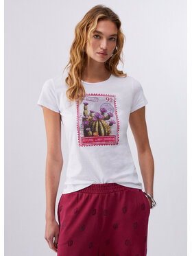 Liu Jo Liu Jo T-Shirt WA6477JS923P9465 Fioletowy Regular Fit