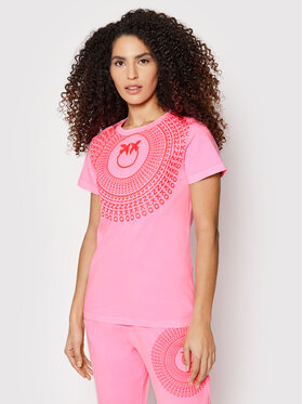 Pinko Pinko T-shirt Acquasparta 1 1G17BG Y82Q Rose Regular Fit