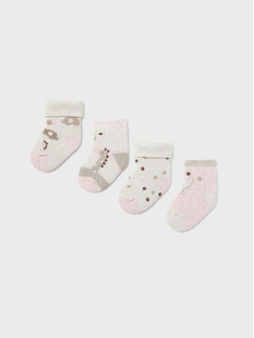 Mayoral Mayoral 4er-Set hohe Kindersocken 9759 Rosa