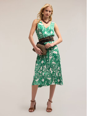 Motivi Motivi Vestito da giorno 7179Q003269N0S1 Verde A-Line Fit