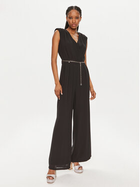 Morgan Morgan Jumpsuit 241-PIDOU Schwarz Regular Fit