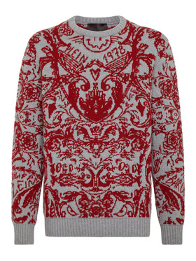 PHILIPP PLEIN PHILIPP PLEIN S dlhými rukávmi 2261 Sivá Regular Fit