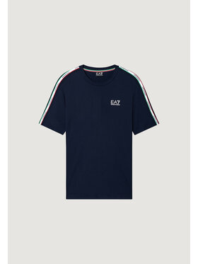 EA7 Emporio Armani EA7 Emporio Armani T-Shirt 7M001861 AF12503 Niebieski Casual Fit