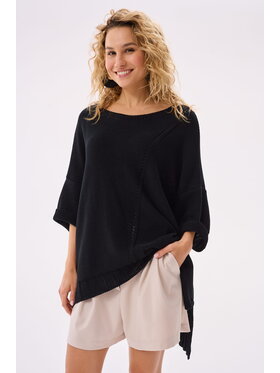 blue shadow blue shadow Sweter Gustti BS Czarny Standard Fit