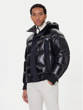 BOSS BOSS Пухено яке Hysolite 50544323 Черен Regular Fit