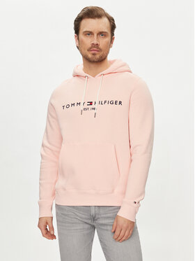 Tommy Hilfiger Tommy Hilfiger Majica dugih rukava Logo MW0MW11599 Ružičasta Regular Fit