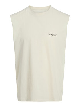 Jack&Jones Jack&Jones Tank top Varenna 12273524 Écru Oversize