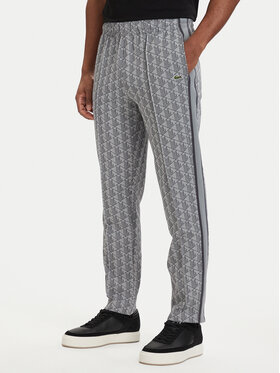 Lacoste Lacoste Donji dio trenerke Paris Monogram XH1440 Siva Regular Fit