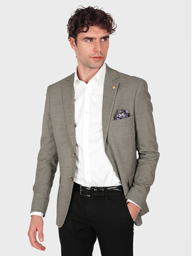 Evenemen Evenemen Marynarka CREGG Szary Slim Fit