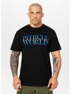 PITBULL PITBULL T-Shirt PITBULL WORLD Czarny Regular Fit