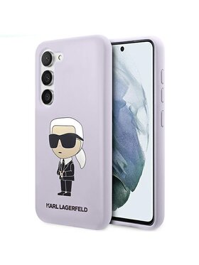 KARL LAGERFELD KARL LAGERFELD Etui na telefon Silicone Ikonik Fioletowy