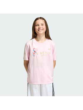 adidas adidas T-Shirt 163340 Biały Fitted Fit