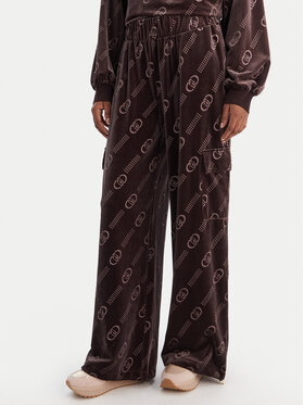 Liu Jo Sport Liu Jo Sport Teplákové kalhoty TF5111 J4955 Hnědá Relaxed Fit