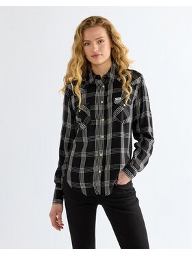 Wrangler Wrangler Koszula WESTERN SHIRT Kolorowy Slim Fit
