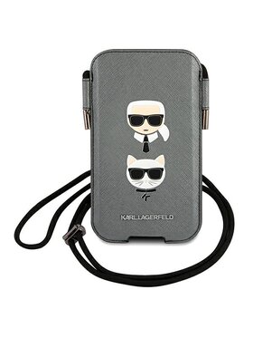 KARL LAGERFELD KARL LAGERFELD Etui na telefon uniwersalny Szary