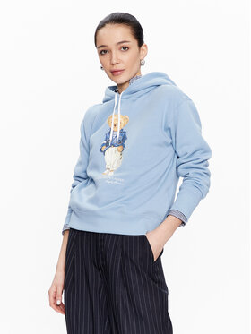 Polo Ralph Lauren Polo Ralph Lauren Džemperis ar kapuci 211892663001 Zils Regular Fit