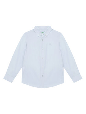 United Colors Of Benetton United Colors Of Benetton Košulja 54AZCQ00R Svijetloplava Regular Fit